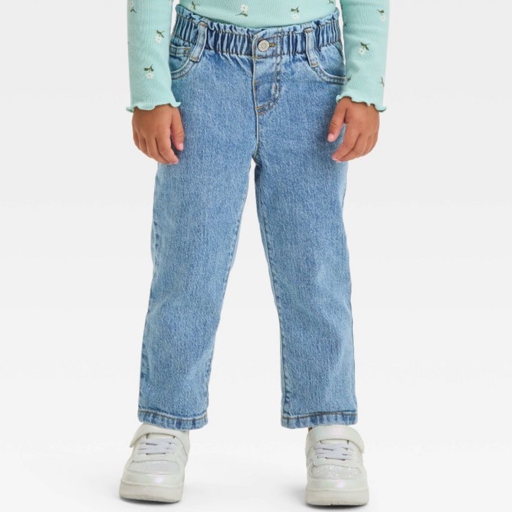 NWOT Toddler Paperbag Relaxed Fit Jeans